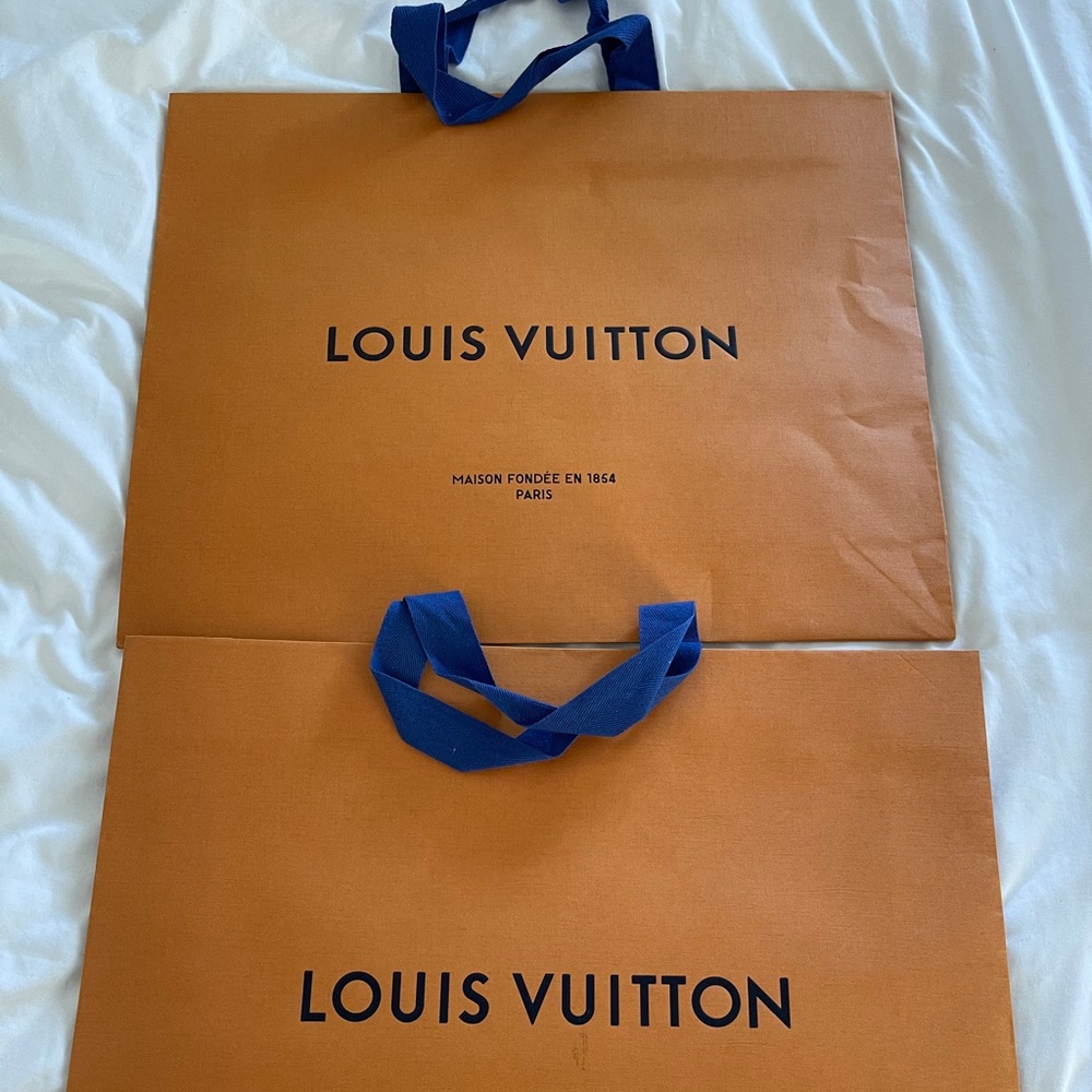 Louis Vuitton shopping bags